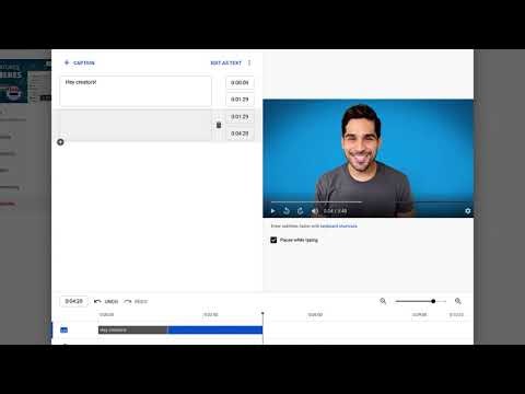 How to Add Captions While Uploading Edited Videos1080p