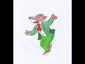 How to Draw + Color Geronimo Stilton - Come disegnare Geronimo Stilton - Fun2.0 Draw