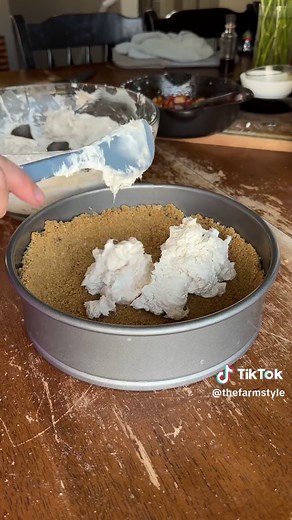 This apple crisp no bake cheesecake is made with fluffy creamy cheesecake, apple pie filling layers, and topped with a crisp topping for the perfect fall treat. INGREDIENTS Cheesecake Filling 16 oz cream cheese 1 tsp cinnamon 1/2 cup sugar 1 cup heavy cream 1 tsp vanilla extract Graham Cracker Crust 2 cups graham cracker crumbs 1/2 cup melted butter Apple Pie Filling 2 apples peeled and diced 1/4 cup brown sugar 1 tsp cinnamon 2 tbsp butter Crisp Topping 3 tbsp butter 1 tsp cinnamon 1/4 cup brow