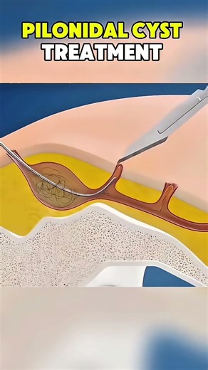 Pilonidal Cyst Treatment |3D ANIMATIONS| #pilonidalcyst #pilonidalsinus #pilonidaltreatment #fyp