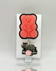 Gummy Bear Retractable Badge Reel: Handmade Nurse Teacher ID - Etsy