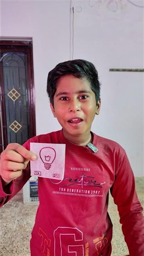 Pranesh paper ல bulb light எரியுது 😳 magic secret 😈 #tamilshorts #magic #viral