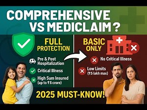 Comprehensive vs Mediclaim Policy 2025 | Don’t Get Trapped! Choose the Right Health Insurance Plan