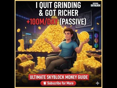 The BEST Passive Money Methods in Hypixel SkyBlock