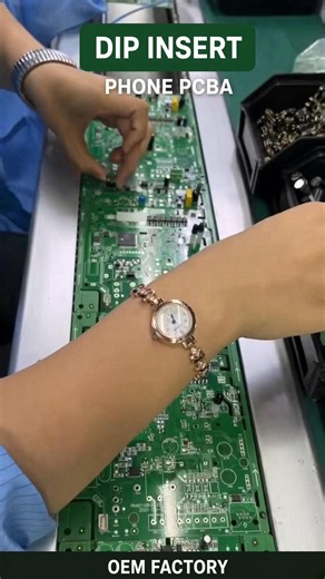 Telephone PCBA DIP Insertion | Through-Hole Assembly in Our Phone Factory