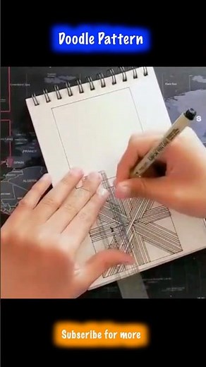 #9 Easy Doodle Patterns | Step-by-Step Art Tutorial for Beginners #shorts #ArtMadeEasy #DoodleArt