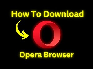 How to Download and Install Opera Browser in Window 11 | 2024