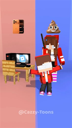 JJ Choose Airdrops 🥰🤣 - MAIZEN Minecraft Animation