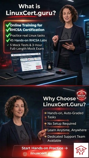 Ready to Pass RHCSA? 🚀 Hands-On Linux Labs & Mock Exams