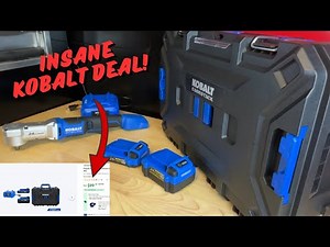I COULD NOT PASS UP THIS KOBALT TOOL DEAL! | Kobalt 24v Tools Initial Thoughts