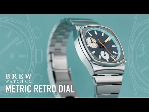 The Brew Metric Retro Dial Chronograph