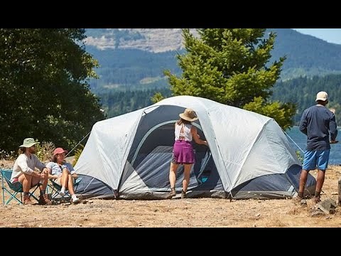 Coleman Skydome XL 8 Person Camping Tent with LED Lighting