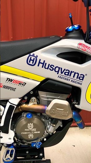 2024 Husqvarna FC 350 upgraded with AS3 Performance parts right side #husqvarnamotorcycles #4t #mx
