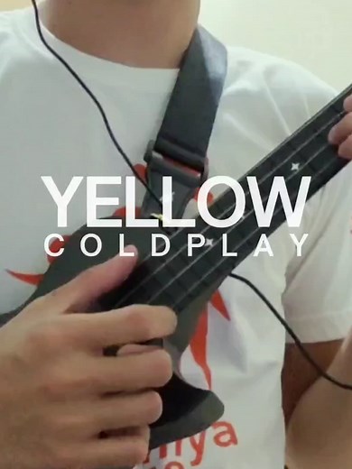 Yellow - Coldplay | Ukulele Play-Along #ukulelecovers #playalong #coldplay #fyp