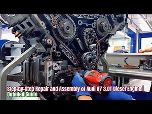 Step-by-Step Repair and Assembly of Audi Q7 3.0T Diesel Engine | Detailed Guide