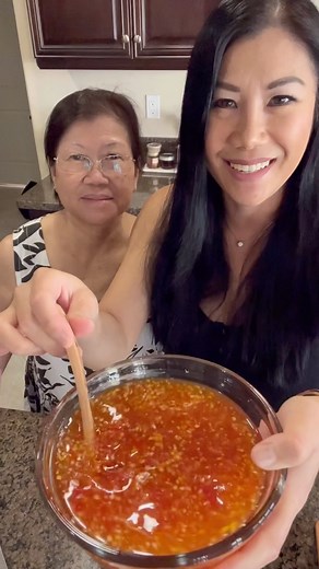 Christy Nguyen on Instagram: "Sharing my mom’s fish sauce (nuoc cham) recipe. There’s no special or unique ingredient in this recipe but what makes this so different from the restaurant version is the way my mom makes it. She taught me to make a simple syrup first then add the other ingredients. It’s on the sweeter side, more spicy and everyone who has tried agrees that it’s the best fish sauce they’ve had! This recipe is enough to make about 3 cups of sauce that you can store in the refrigerato