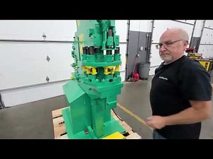 NEW Uni-Hydro 56 Ton Super Turret 10 STATION Ironworker, On Our Floor! 1 PHASE 220v