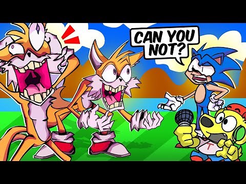 TAILS GOES CRAZY!! Friday Night Funkin Sonic & Tails SECRET HISTORY! - FNF Mods 154