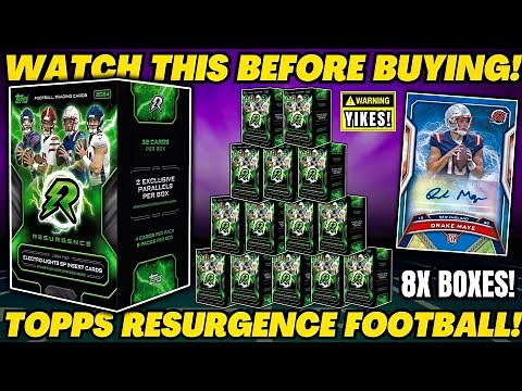 *WATCH THIS BEFORE YOU BUY!🚨 2024 TOPPS RESURGENCE FOOTBALL BLASTER BOX REVIEW!🏈