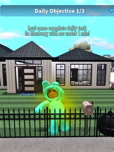 completing daily objectives in bloxburg 🐽 #fyp #playingwithap♠️ #bloxburg #roblox #viral