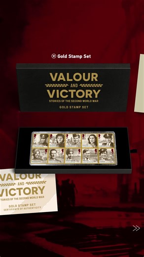 Bring these extraordinary wartime stories into your collection—explore the Valour and Victory stamps and souvenirs today. | Royal Mail Stamps & Collectibles | Facebook