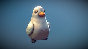 Derpy Seagull - 3D model by Art by Kidd (@kid.in.the.dark)