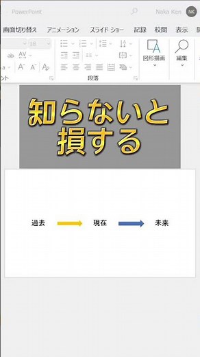 【パワポ仕事術】矢印記号を複数作るとき、よくやりがちな行動とテクニック。 #shorts