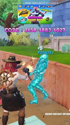 VRAIMENT LA MEILLEUR MAP BOT !!! / CODE : 2658-1883-6027 #fortnite #map #gaming #shorts #glitch