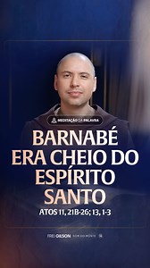 146K views · 10K reactions | Barnabé era cheio do Espírito Santo | (Atos 11, 21b-26; 13, 1-3) #2373 Passagens Complementares: Atos dos Apóstolos 4,36-37 Atos dos Apóstolos 9,26-27 Atos dos Apóstolos 14,14-15 | Frei Gilson/Som do Monte | Facebook