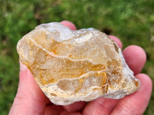 Oregon Coast Fortification Agate, 9.3 Oz, Oregon Rough Agate, Carnelian Agate, Translucent - Etsy