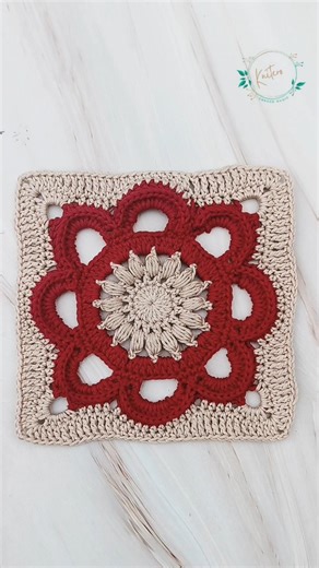 ✨Easy Unique Crochet Granny Square Pattern| Beginner Friendly Tutorial #crochet #shortvideo #knittig