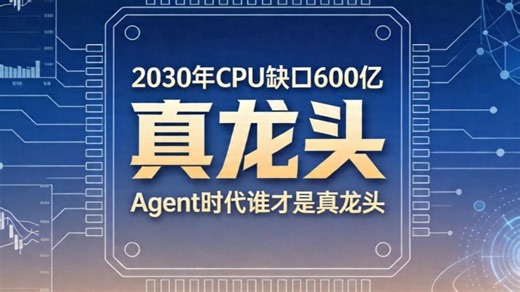 AI Agent时代，算力投资逻辑彻底变了！GPU不再是唯一主角，CPU和内存需求大爆发。SK海力士、AMD、Intel等标的迎来全新估值逻辑，硬件格局正在重构