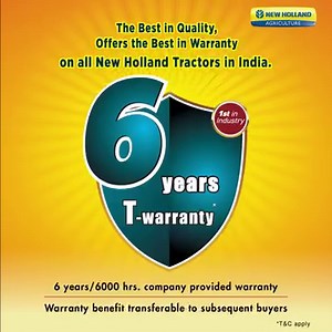 12K views · 84 reactions | New Holland Agriculture announces a 6-year Warranty on all its tractors in India. -First in the industry to offer a new customer-centric 6 years T- warranty policy. For more information, just give a call at our toll-free no. 1800-419-0124 #NewHollandAgriculture #BestinQuality #BestinWarranty | New Holland Agriculture | Facebook