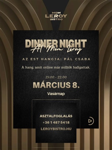 Meghallod, mit tud ez a férfi, libabőrös leszel.. Március 8. Vasárnap 19:00 #neked #timeofyourlife #momleroy #budapest