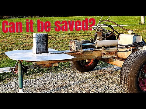 (part 1) How to repair Log splitter hydrulic cylinder and...a little destruction (Oops) #1