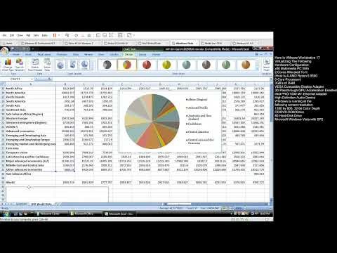 Excel 2007 on Vista Sp2/VMware Workstation 17