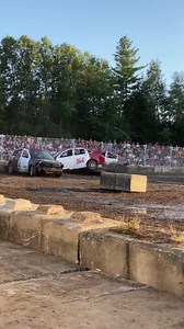 New school vs old school CKBY demolition derby at The Navan Fair ! If the 923 car wins Wendy has to wear a unicorn onesie to introduce Jade Eagleson tonight , if the 50th CKBY car wins I’ll be in it! Go team new school! ~robin | Country 101.1