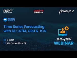 Time Series Forecasting with DL: LSTM, GRU & TCN | 360DigiTMG
