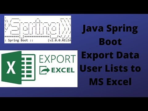 How to Export Data to Excel in Spring Boot |Spring Boot Export to Excel Example|Java Export to Excel