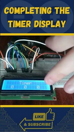 How to Make a Timer with Arduino | Tutorial 3: Adding the timer page. #arduino #arduinoprojects