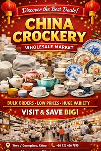 China Crockery Wholesale Market part-1 | Niranjan China हिंदी में