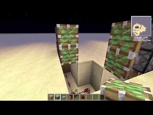 ★ Minecraft 1.3.1 - How to make a diagonal piston door