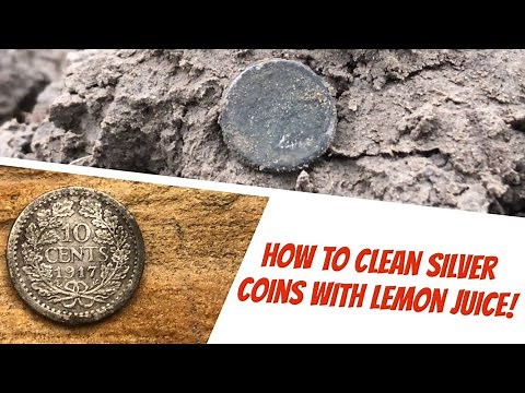 How to Clean Silver Coins with Lemon Juice!