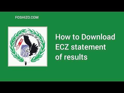 How to Download ECZ Statement of Results for Grade 12, GCE, 9 and 7