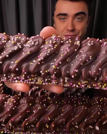 Experiência Deliciosa de Mukbang com Marshmallows e Chocolate