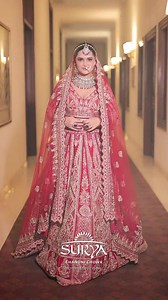 1.1K views | Draped in the timeless beauty of red, she steps into her...