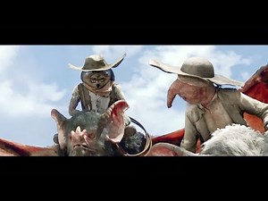 Rango (2011) Canyon Chase Scene 😂(Ride of the Valkyries Scene)[Hindi]_4k HD#viral