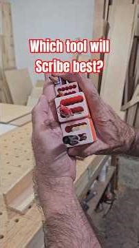 SCRIBE TOOL DEMO #BitchinScribeTools #cabinetmaker #carpentry #woodwork #woodworking #diy
