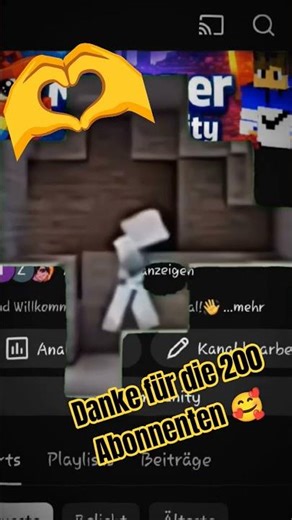 Danke! Danke Für die 200 Abonnenten! 🥰🫶