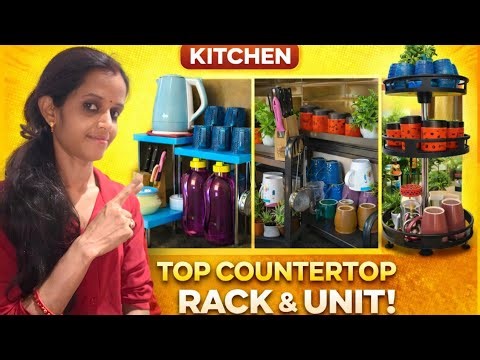 Top Countertop Rack & Unit | Kitchen Organization Ideas 2026